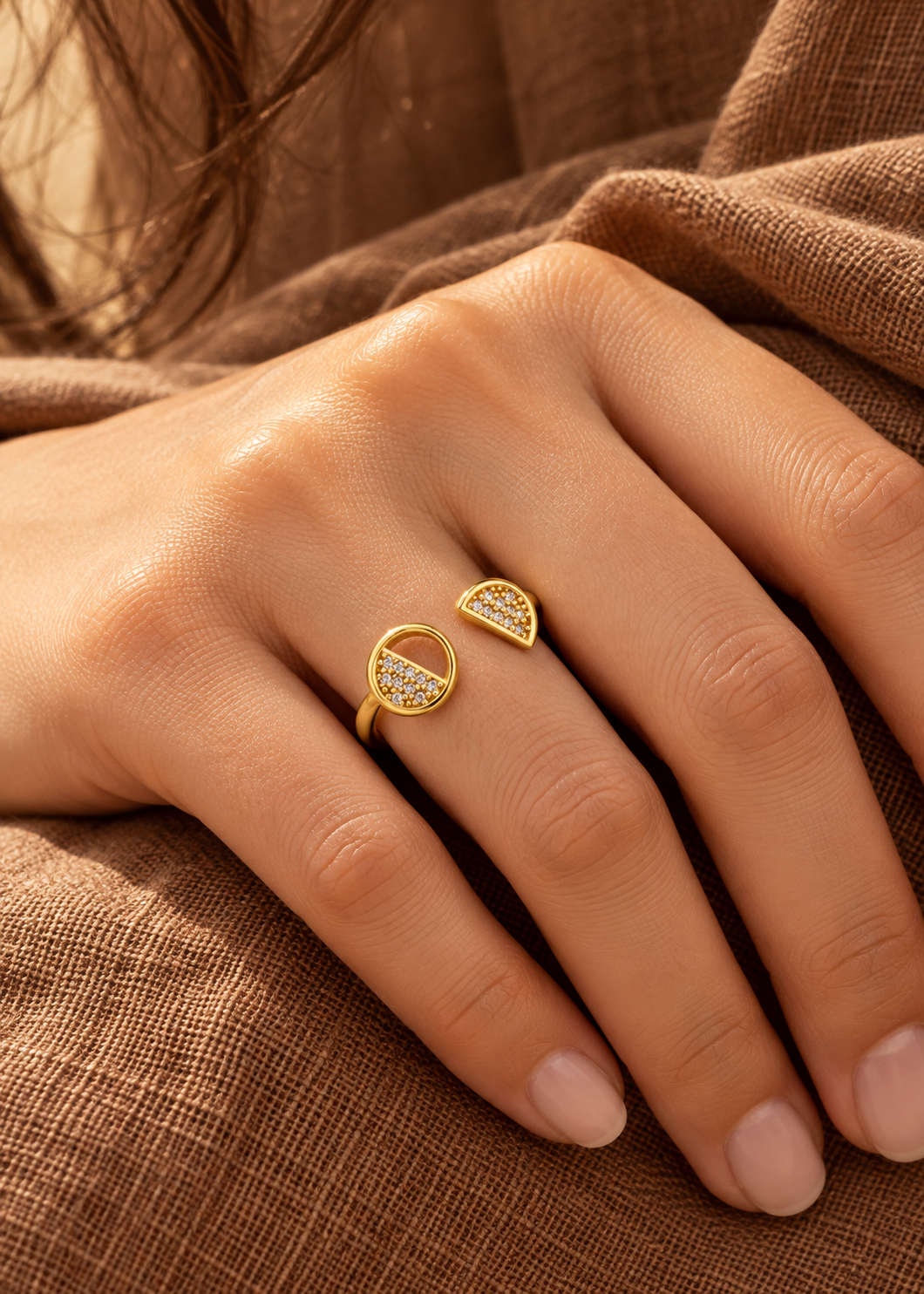 JIMIKI open rings jewellery-focused editorial